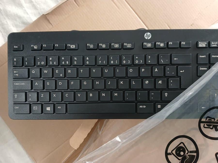 HP USB keyboard NO - Slim (803181-091) thumbnail