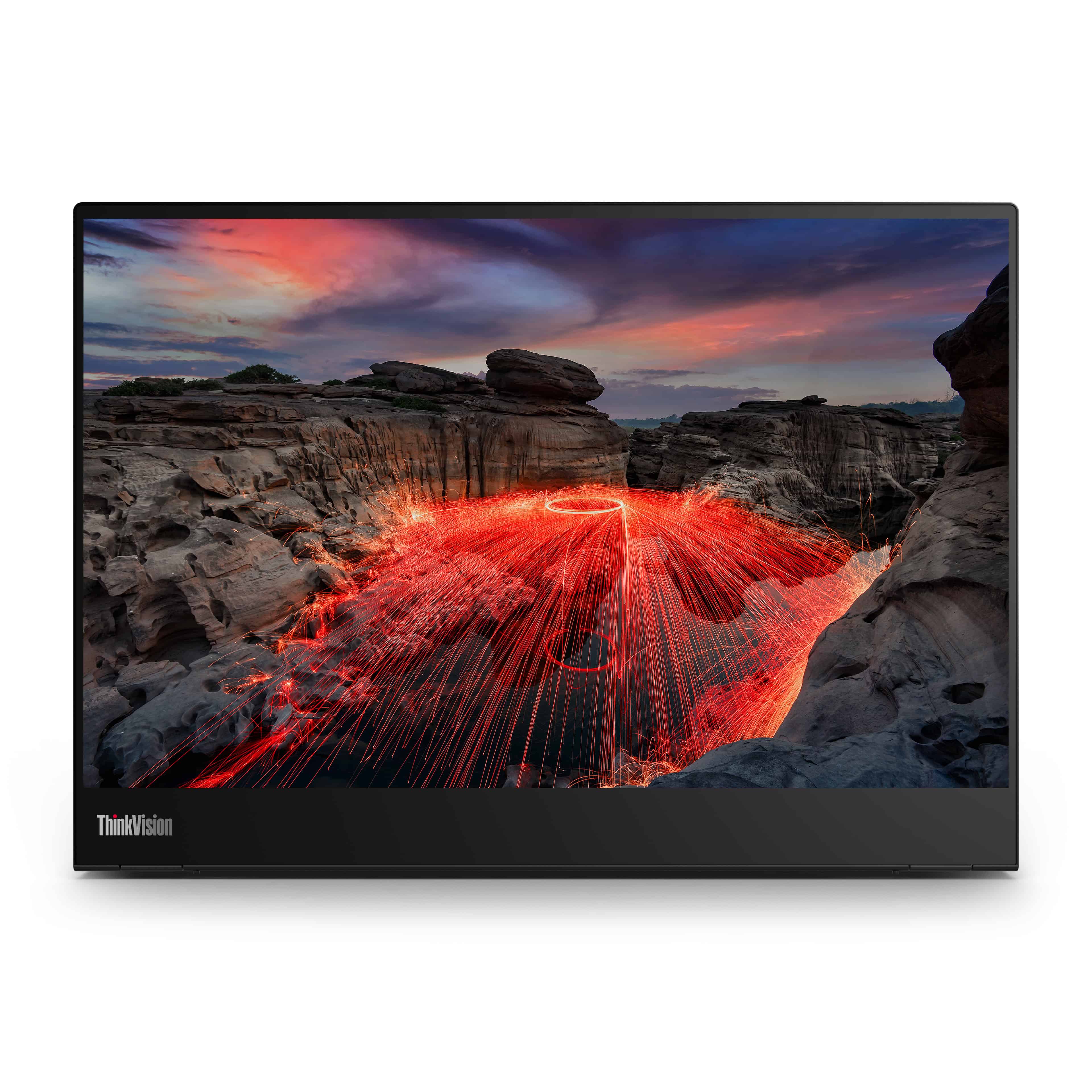 Lenovo ThinkVision M14t computer monitor 35,6 cm (14) 2240 x 1400 Pixels LED Touchscreen Zwart (63FDUAT6WL) thumbnail