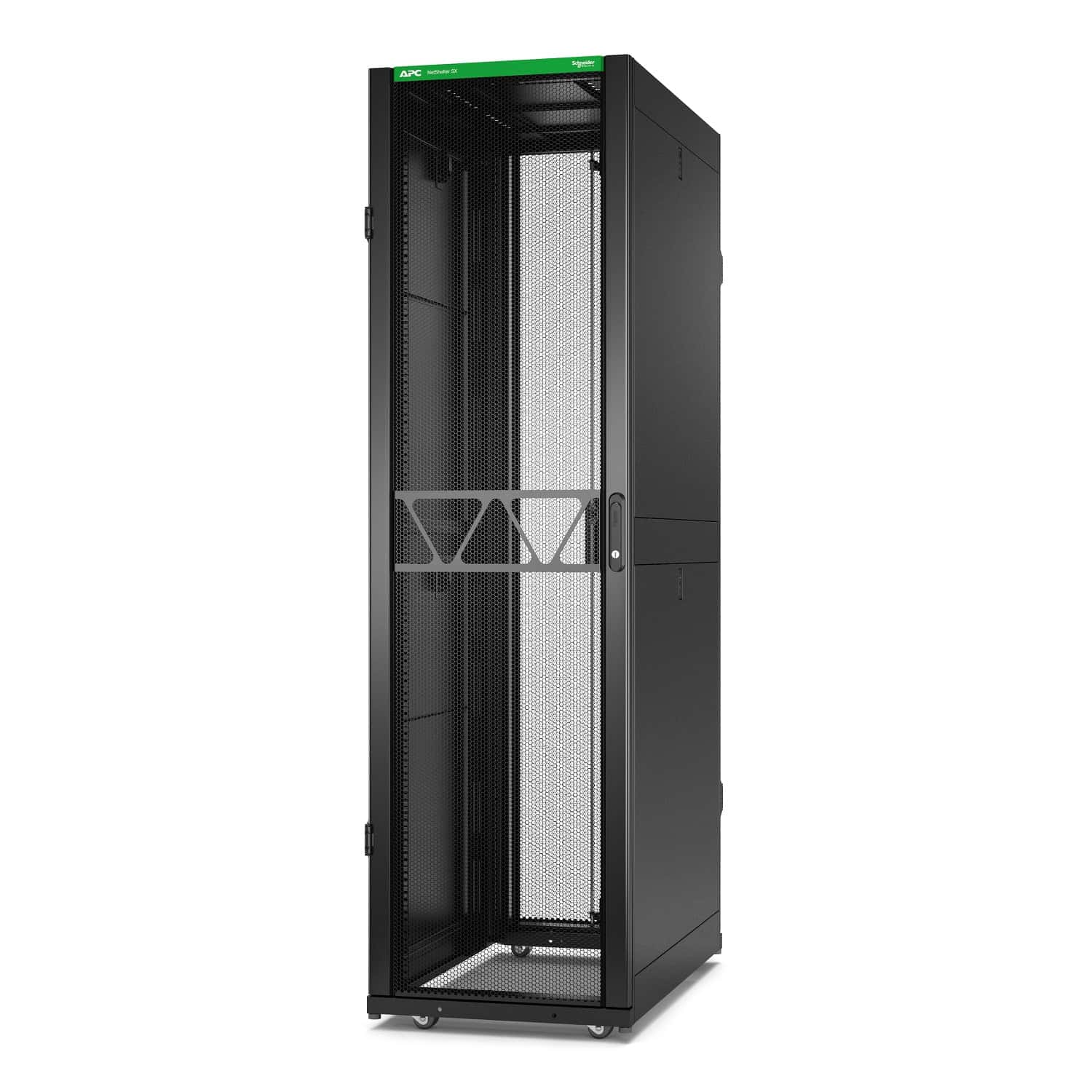 APC Netshelter SX Gen2 AR3105B2 - 45U, 2124h x 600b x 1070d mm, met zijpanelen, zwart (AR3105B2) thumbnail