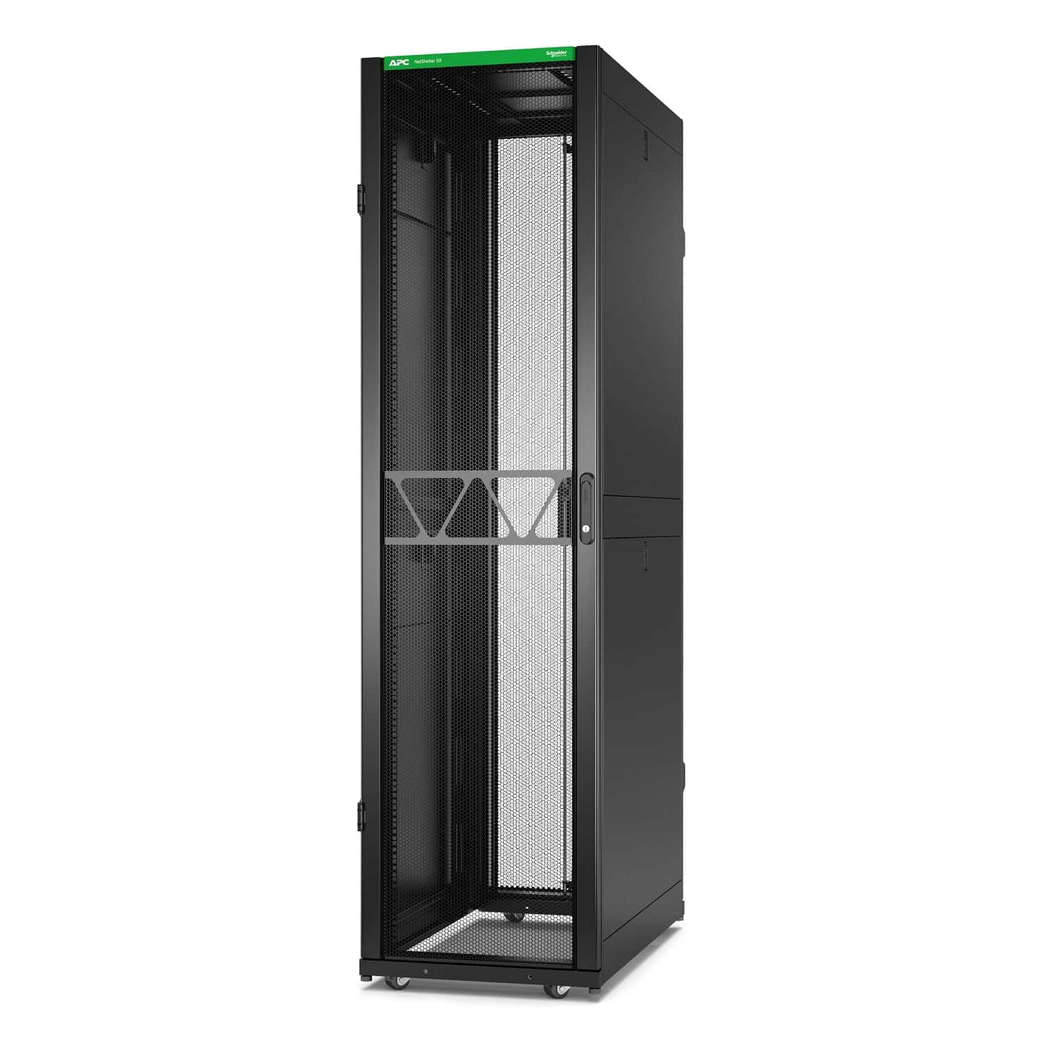 APC Netshelter SX Gen2 AR3107B2 - 48U, 2258h x 600b x 1070d mm, met zijpanelen, zwart (AR3107B2) thumbnail