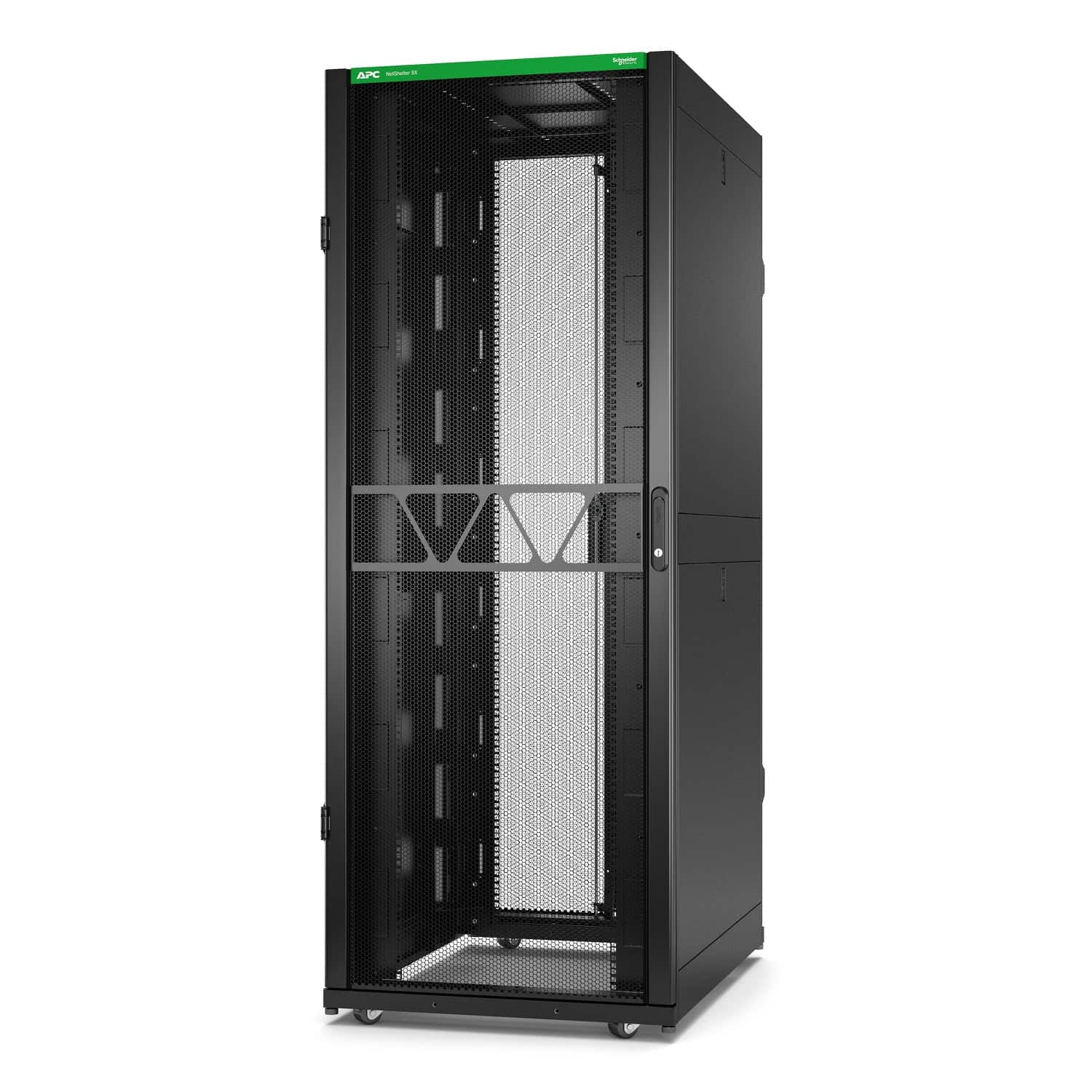 APC Netshelter SX Gen2 AR3150B2 - 42U, 1991h x 750b x 1070d mm, met zijpanelen, zwart (AR3150B2) thumbnail