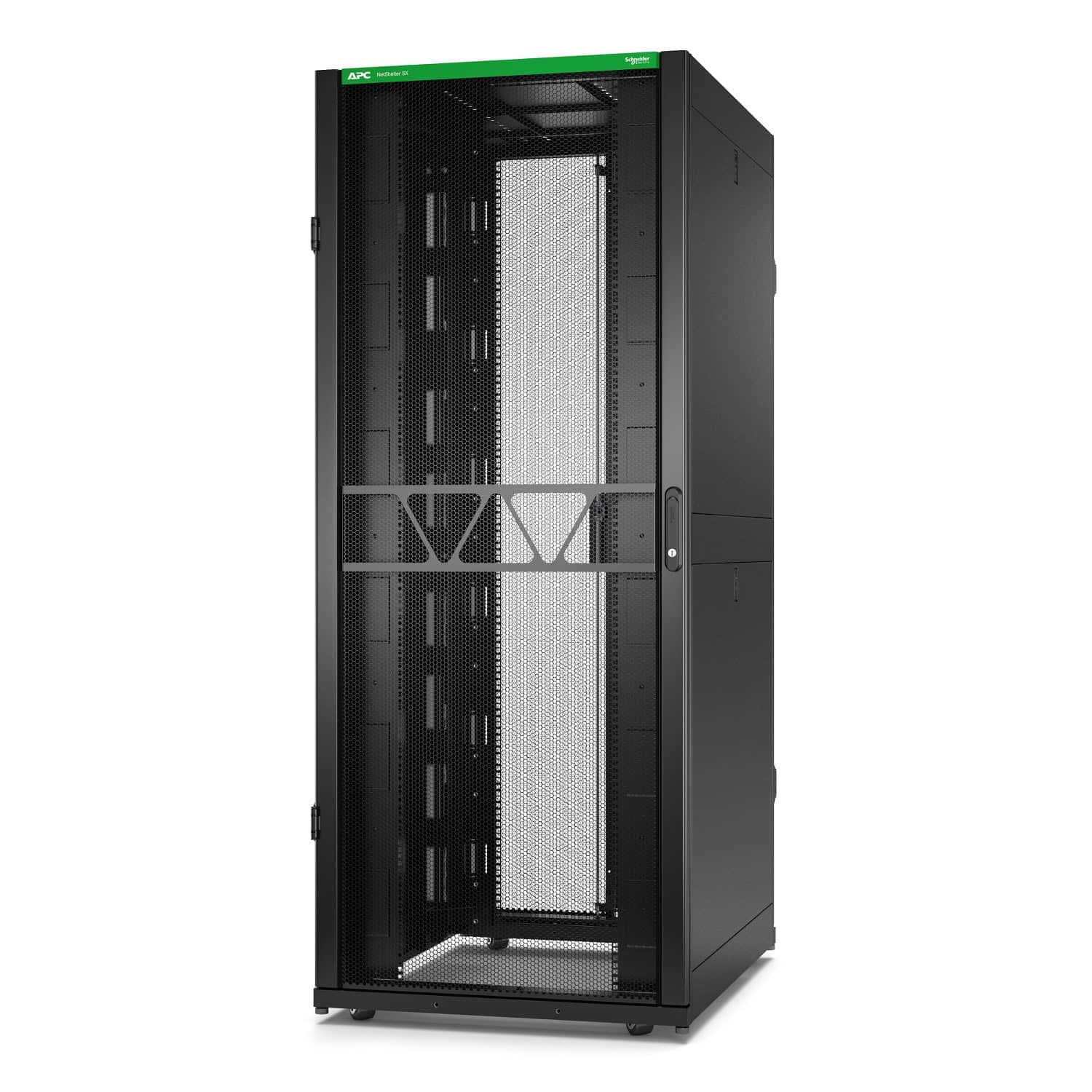 APC Netshelter SX Gen2 AR3180B2 - 42U, 1991h x 800b x 1070d mm, met zijpanelen, zwart (AR3180B2) thumbnail