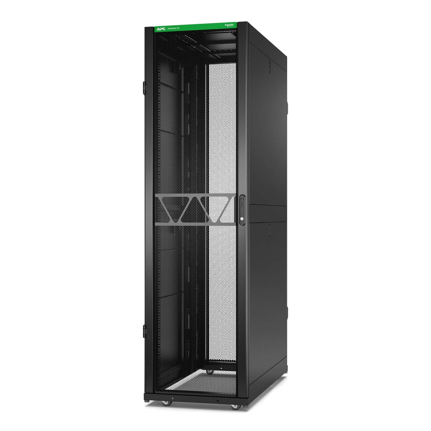 APC Netshelter SX Gen2 AR3305B2 - 45U, 2124h x 600b x 1200d mm, met zijpanelen, zwart (AR3305B2) thumbnail