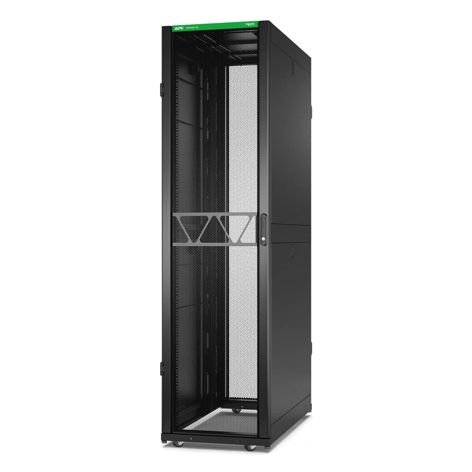 APC Netshelter SX Gen2 AR3307B2 - 48U, 2258h x 600b x 1070d mm, met zijpanelen, zwart (AR3307B2) thumbnail