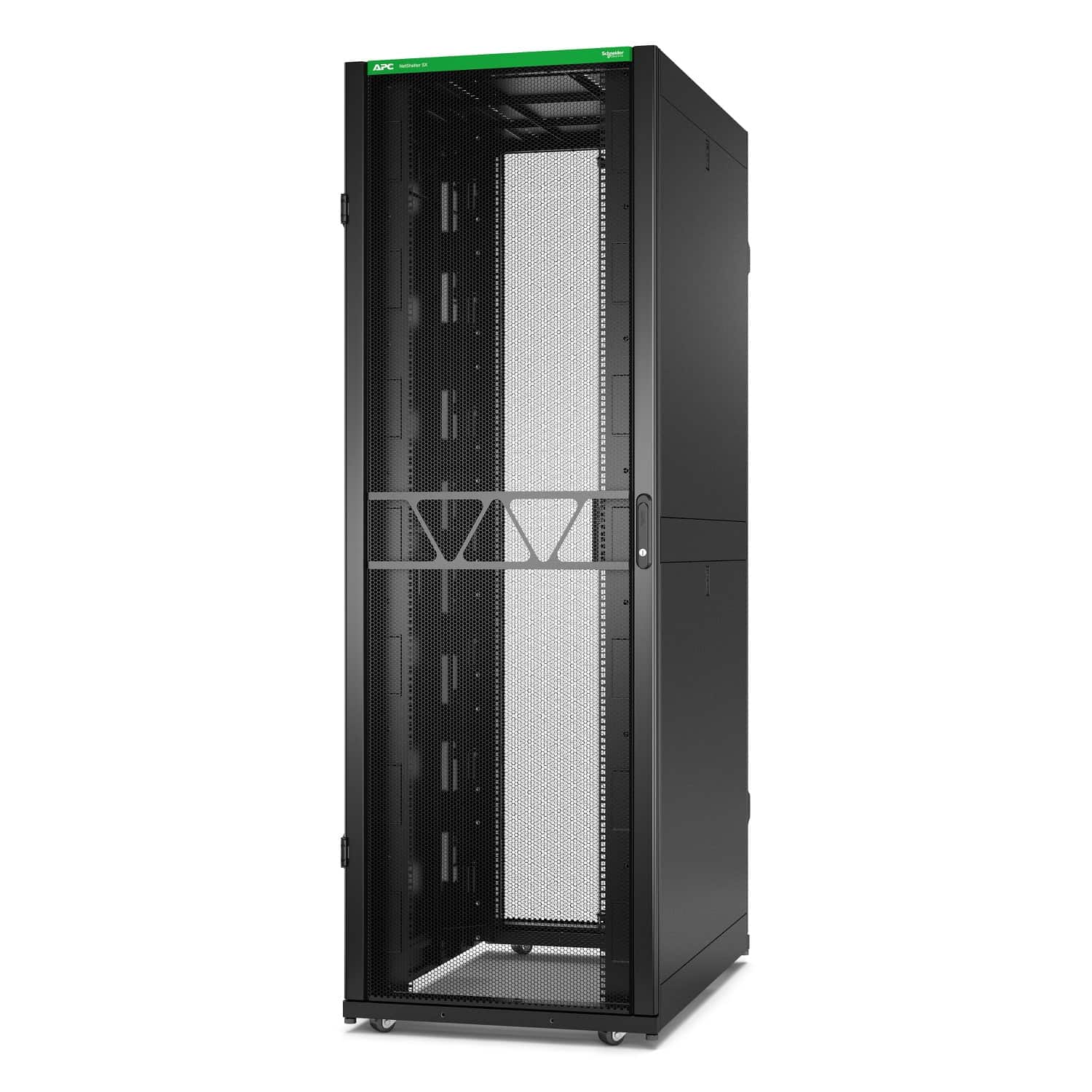 APC Netshelter SX Gen2 AR3357B2 - 48U, 2258h x 750b x 1070d mm, met zijpanelen, zwart (AR3357B2) thumbnail