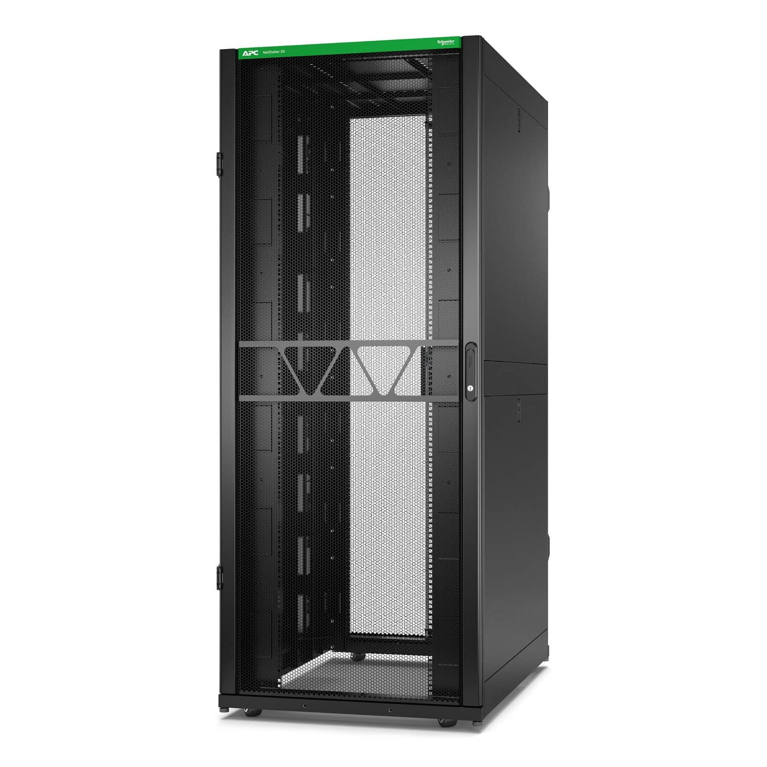 APC Netshelter SX Gen2 AR3380B2 - 42U, 1991h x 800b x 1200d mm, met zijpanelen, zwart (AR3380B2) thumbnail