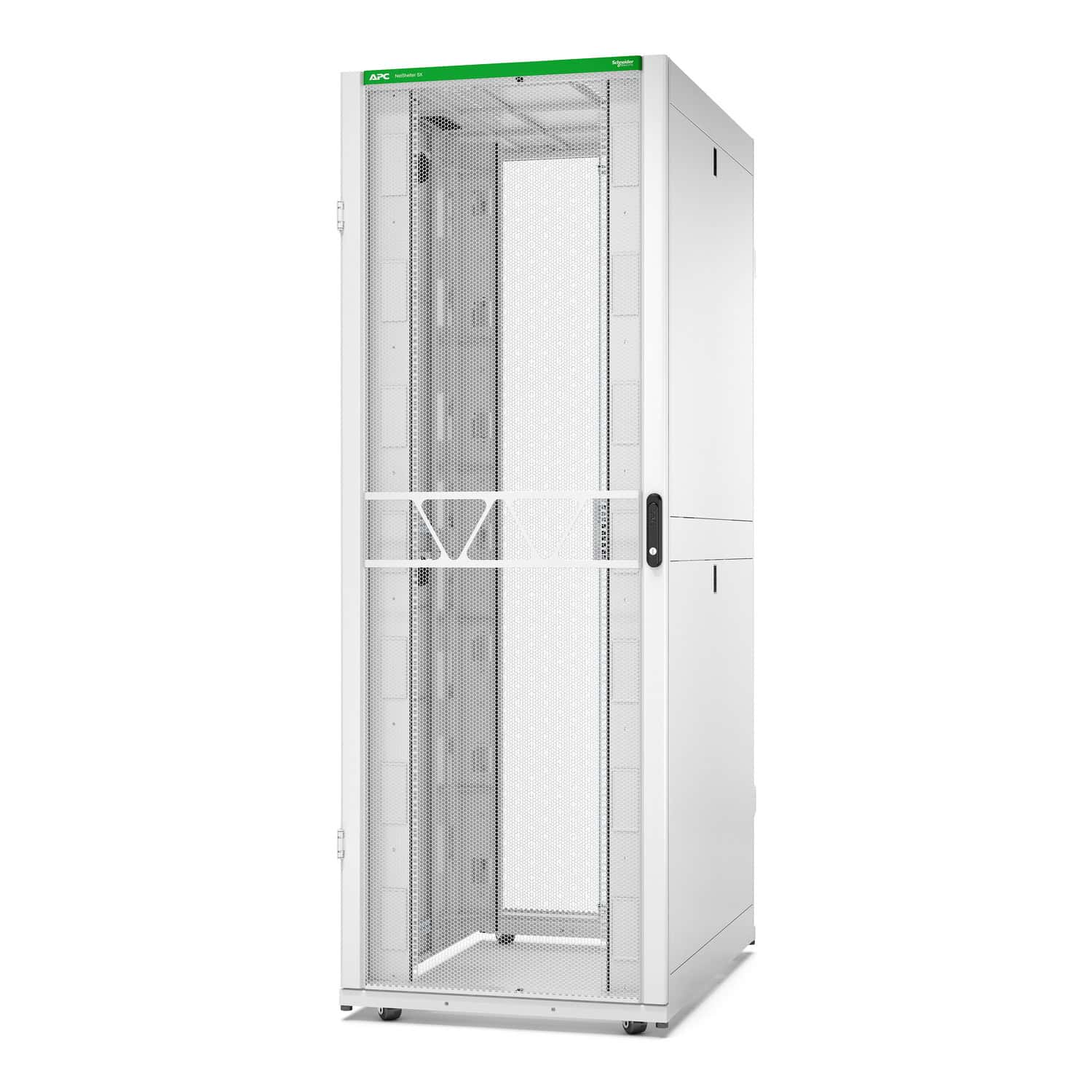 APC Netshelter SX Gen2 AR3387W2 - 48U, 2258h x 800b x 1200d mm, met zijpanelen, wit (AR3387W2) thumbnail