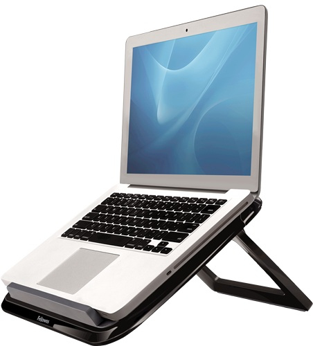 Fellowes I-Spire Series laptopstandaard Quick Lift zwart (FELFERGSTANDNTBQSPN) thumbnail