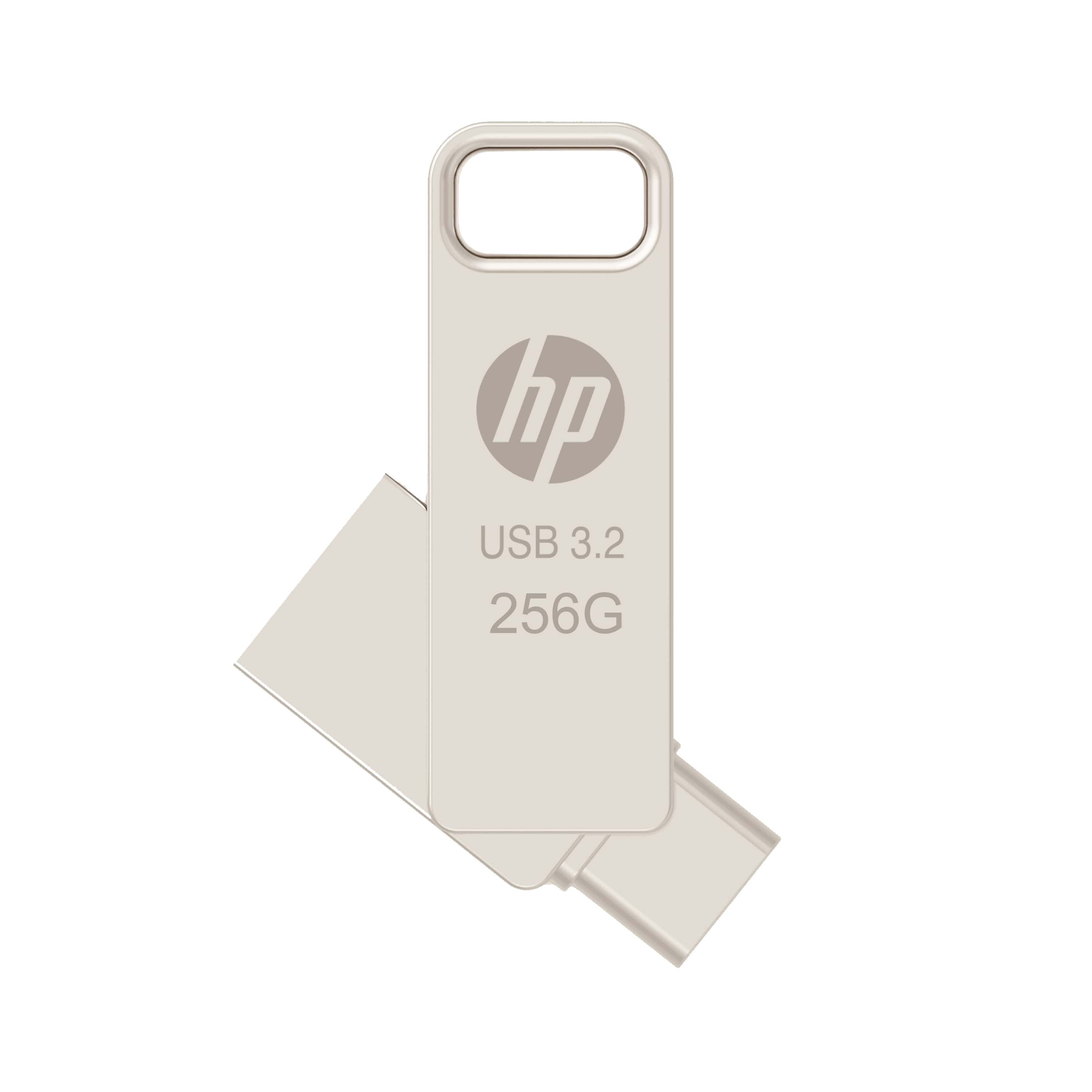 HP HPFD206C-256 USB flash drive 256 GB USB Type-A / USB Type-C 3.2 Gen 2 (3.1 Gen 2) Zilver (HPFD206C-256) thumbnail