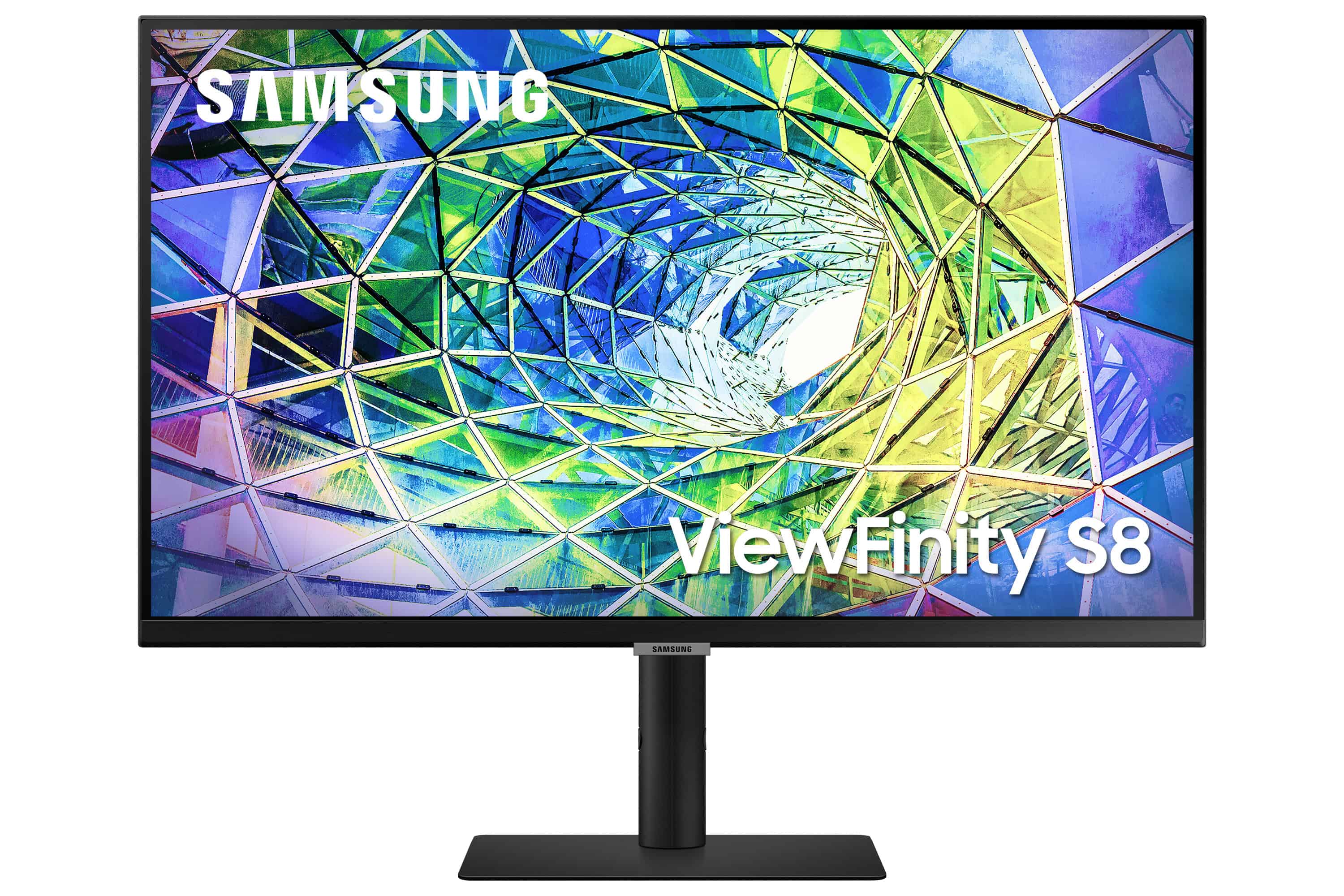 Samsung ViewFinity S8 S80UA computer monitor 68,6 cm (27") 3840 x 2160 Pixels 4K Ultra HD LCD Zwart (LS27D800UAUXEN) thumbnail