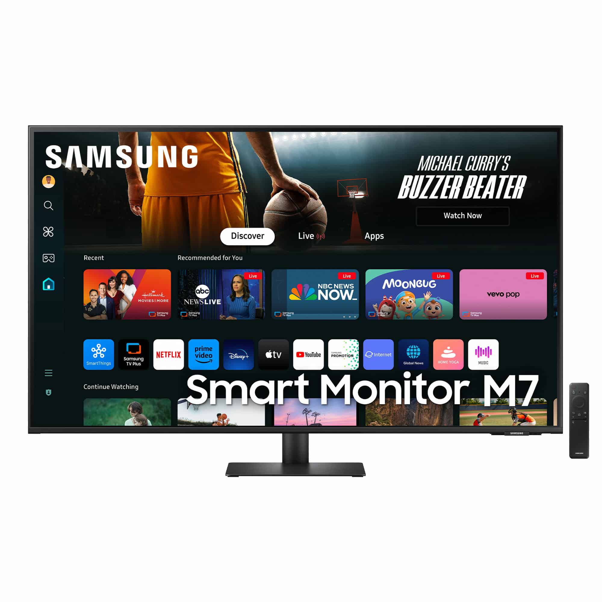 Samsung Smart Monitor M7 43" M70D UHD (LS43DM702UUXEN) thumbnail