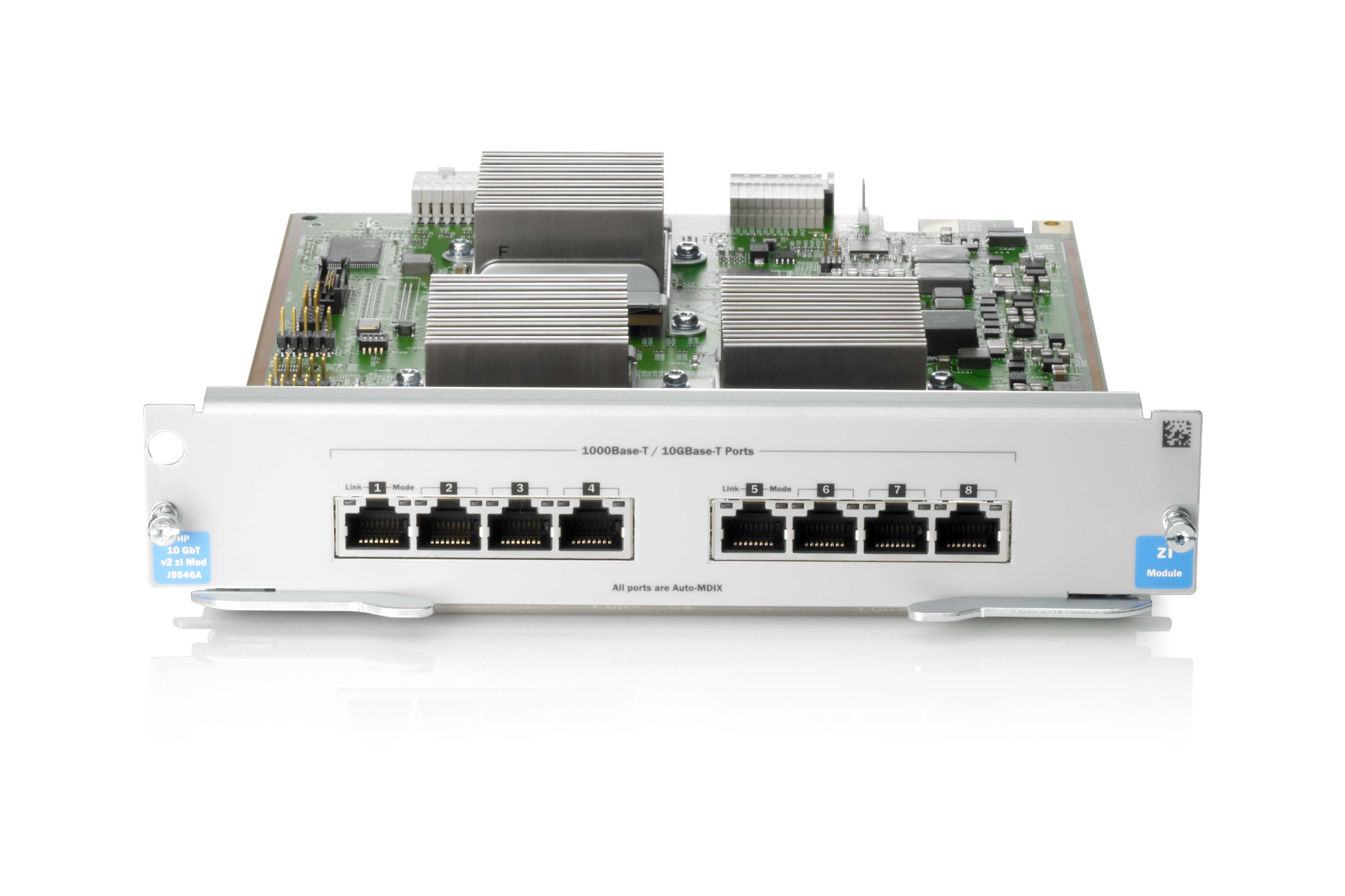 Product Image for Hewlett Packard Enterprise 8-port 10GBASE-T v2 zl network switch module 10 Gigabit