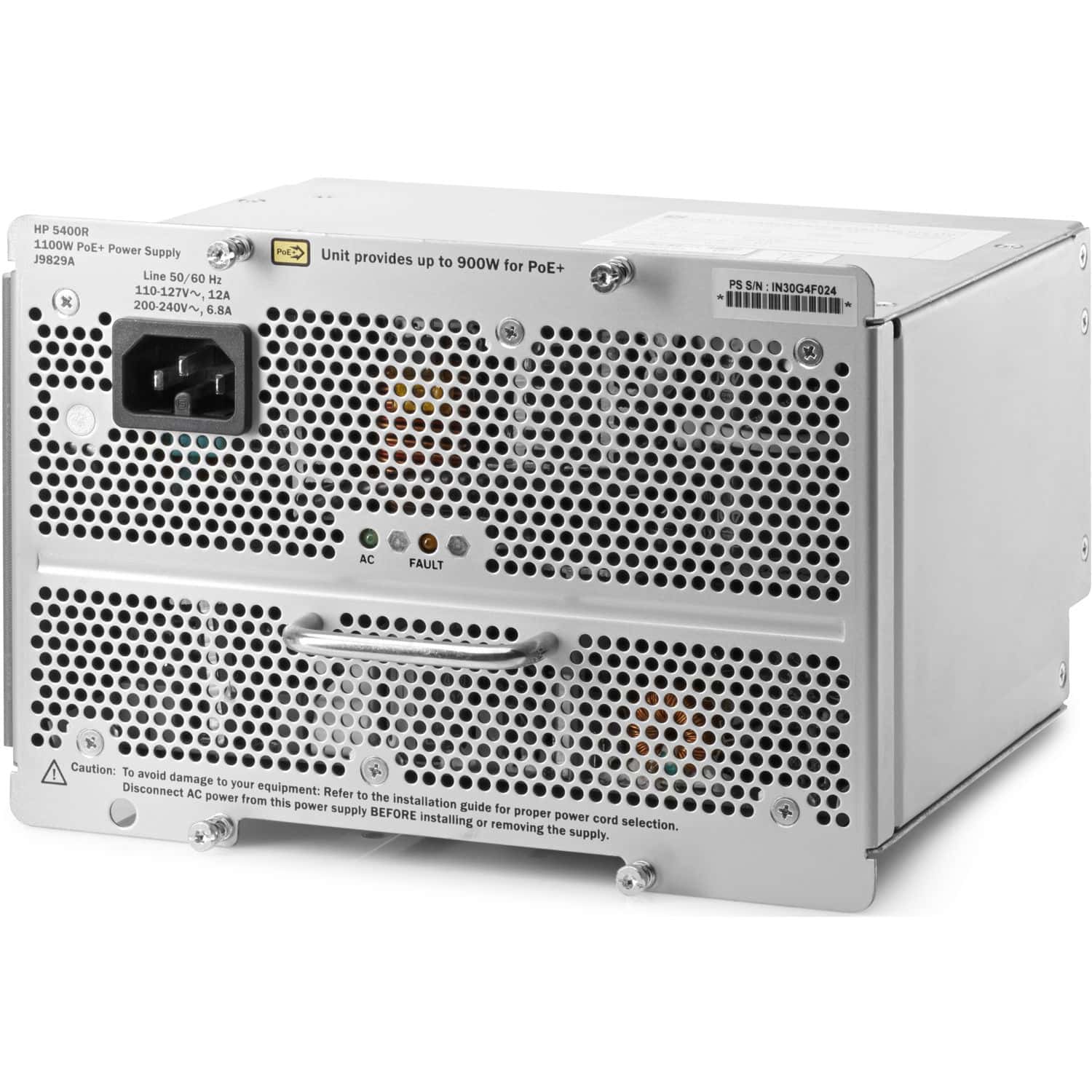 Hewlett Packard Enterprise J9829A switchcomponent Voeding (J9829A#ABB) thumbnail