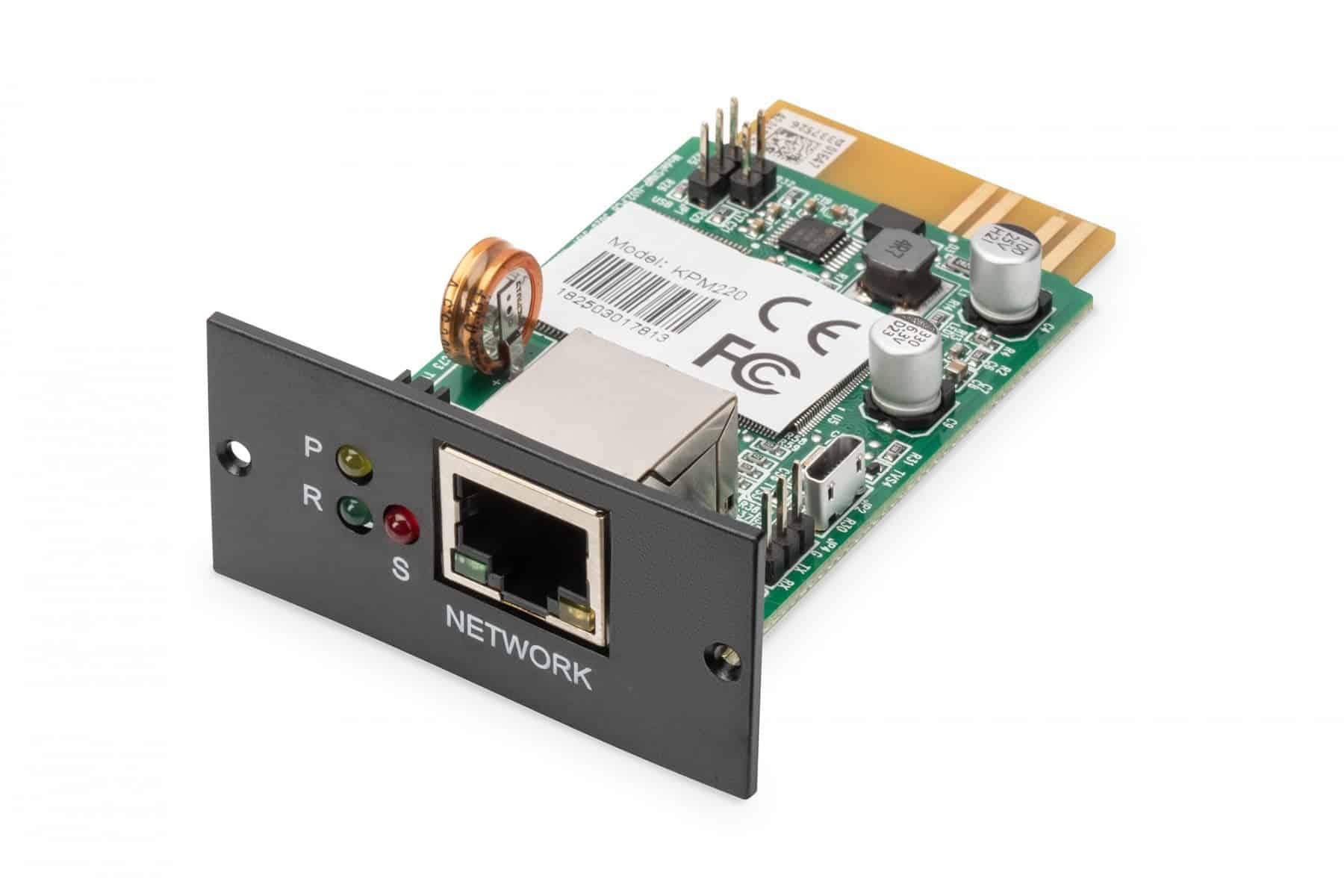 DIGITUS USV OnLine-Anlage SNMP & WEB Karte V2.0 (DN-170100-1) thumbnail