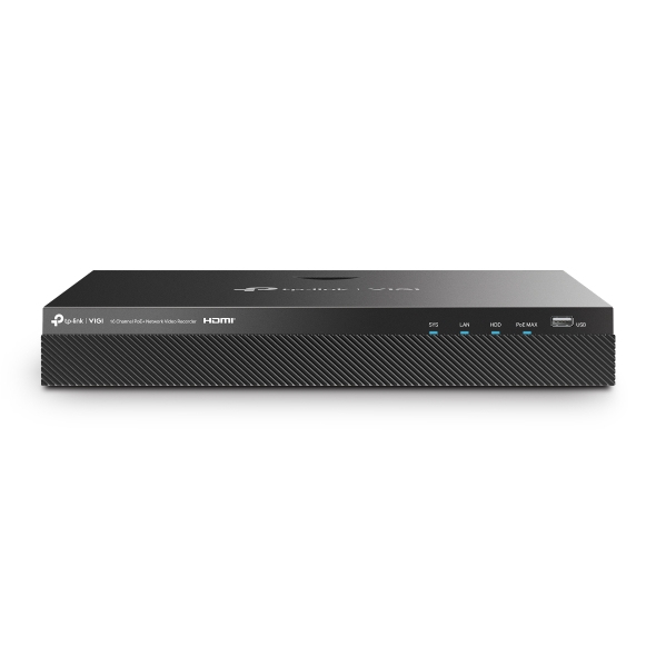 TP-Link VIGI NVR2016H-16MP Netwerk Video Recorder (NVR) Zwart (VIGI NVR2016H-16MP) thumbnail