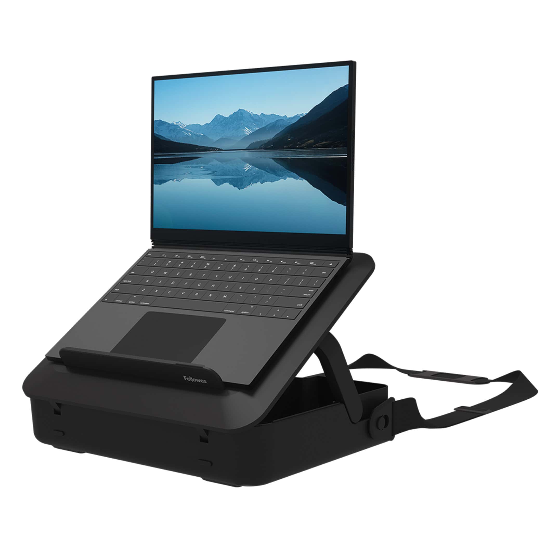 Fellowes BREYTA LAPTOP STAND CARRY CASE BLACK 35,6 cm (14") Hardshell-doos Zwart (100016564) thumbnail