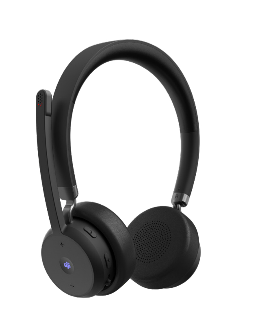 Lenovo Wireless VoIP Headset Draadloos Hoofdband Kantoor/callcenter Bluetooth Zwart (4XD1M80020) thumbnail