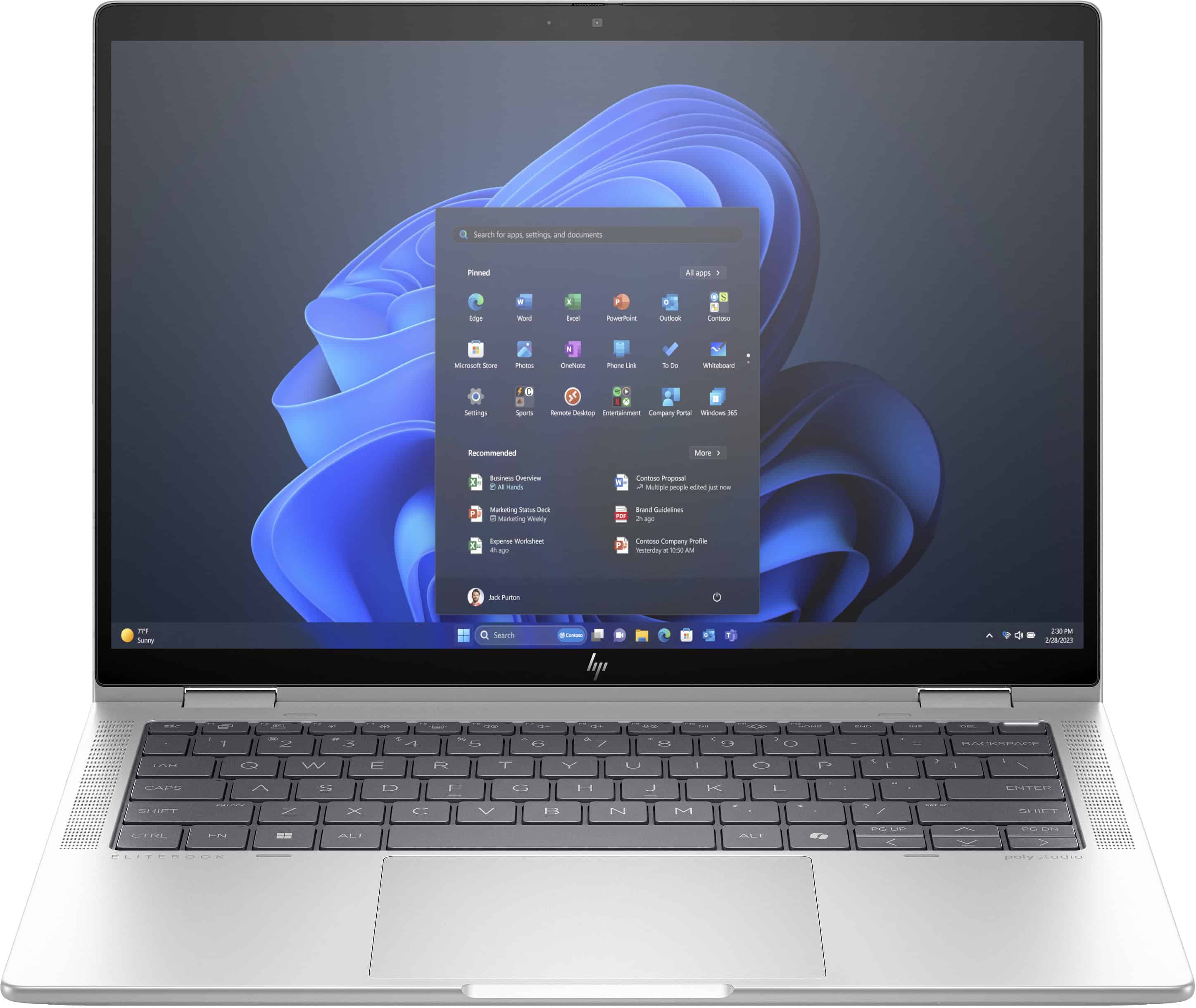 Product Image for HP Elite x360 1040 G11 Intel Core Ultra 5 125H Hybride (2-in-1) 35,6 cm (14") Touchscreen WUXGA 32 GB LPDDR5x-SDRAM 1 TB SSD Wi-Fi 6E (802.11ax) Windows 11 Pro Zilver
