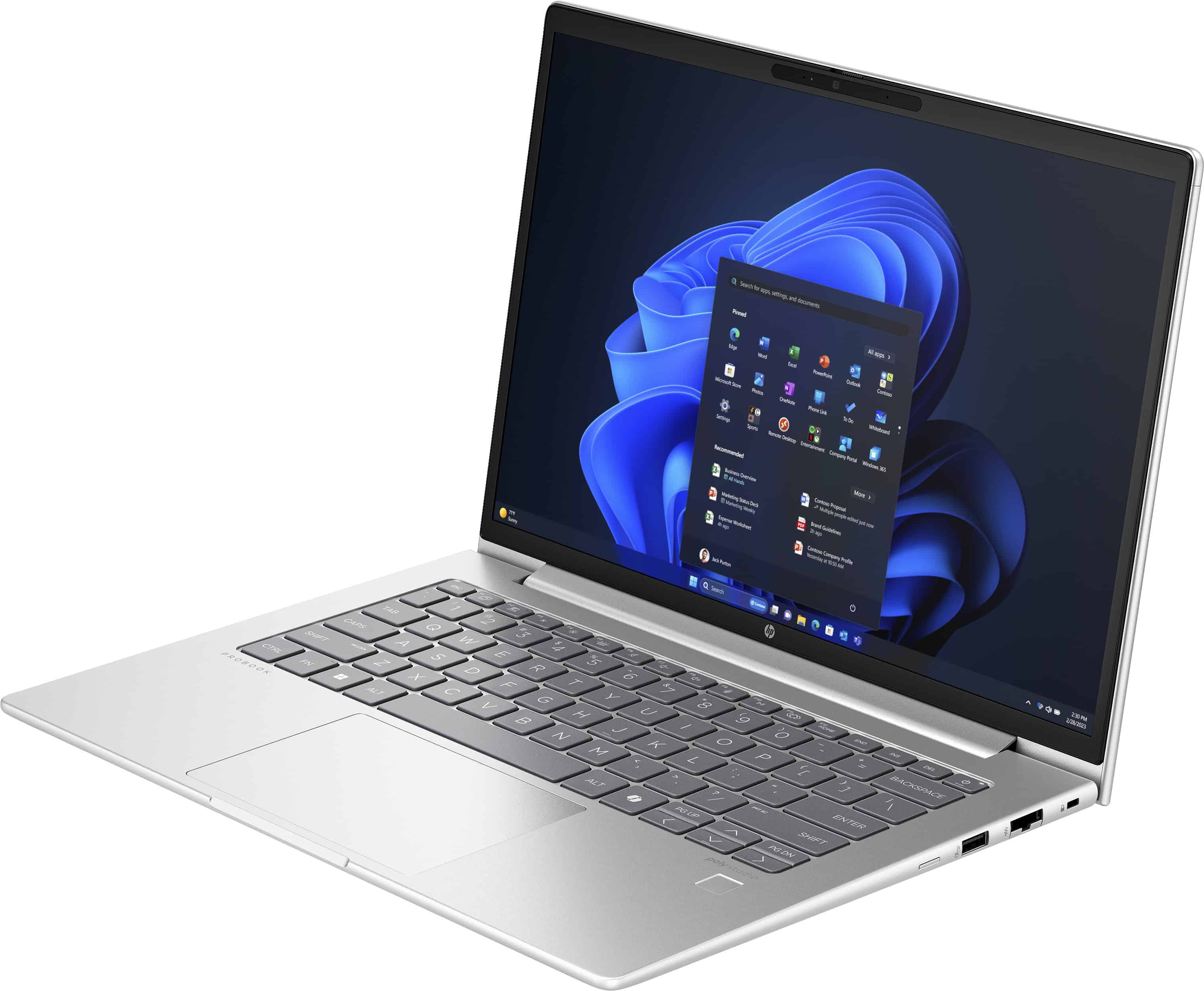 HP ProBook 440 G11 Intel Core Ultra 7 155U Laptop 35,6 cm (14") WUXGA 16 GB DDR5-SDRAM 512 GB SSD Wi-Fi 6E (802.11ax) Windows 11 Pro Zilver (A37SXET#ABH) thumbnail