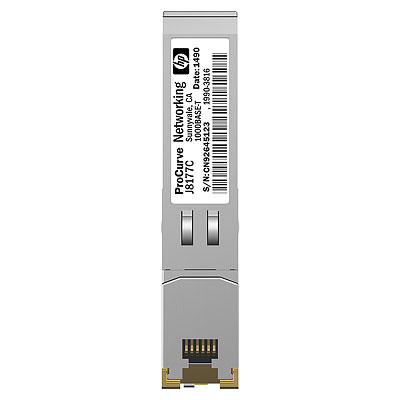 Hewlett Packard Enterprise X120 1G SFP RJ-45 T netwerk transceiver module Koper 1000 Mbit/s (JD089B) thumbnail