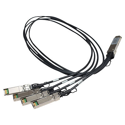 Hewlett Packard Enterprise X242 QSFP 4x10G SFP+ 1m DAC netwerkkabel Zwart (JG329A) thumbnail