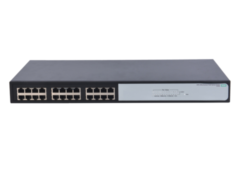 Hewlett Packard Enterprise OfficeConnect 1420 24G Unmanaged Gigabit Ethernet (10/100/1000) 1U Zwart (JG708B#ABB) thumbnail