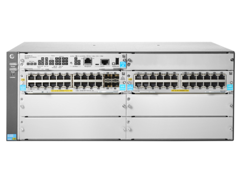 Product Image for Hewlett Packard Enterprise 5406R 44GT PoE+ & 4-port SFP+ (No PSU) v3 zl2 Managed L3 Gigabit Ethernet (10/100/1000) Power over Ethernet (PoE) 4U Grijs