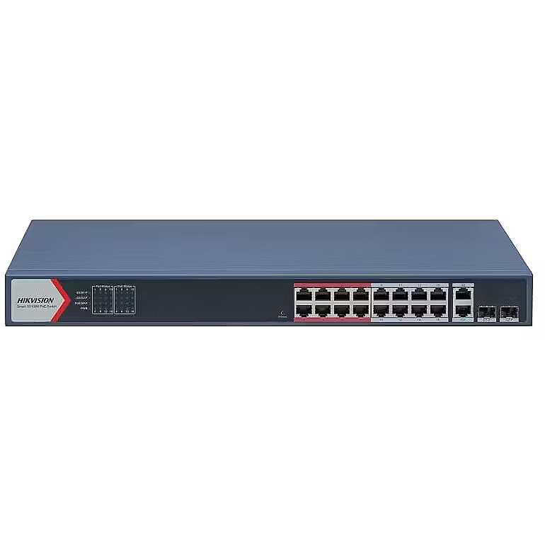 Hikvision Switch PoE Smart Managed 16-Port  DS-3E1318P-EI (DS-3E1318P-EI) thumbnail