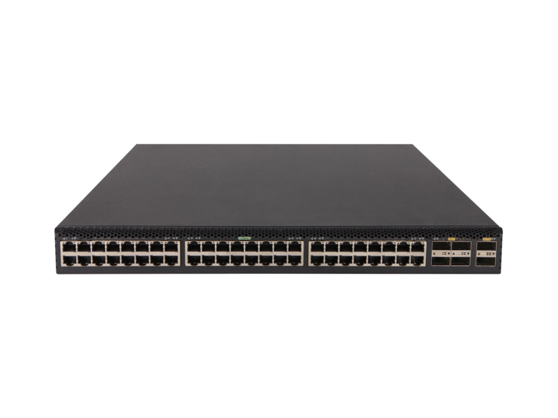 Hewlett Packard Enterprise FlexFabric 5710 48XGT 6QSFP+/2QSFP28 Managed L3 10G Ethernet (100/1000/10000) 1U Zwart (JL586A) thumbnail