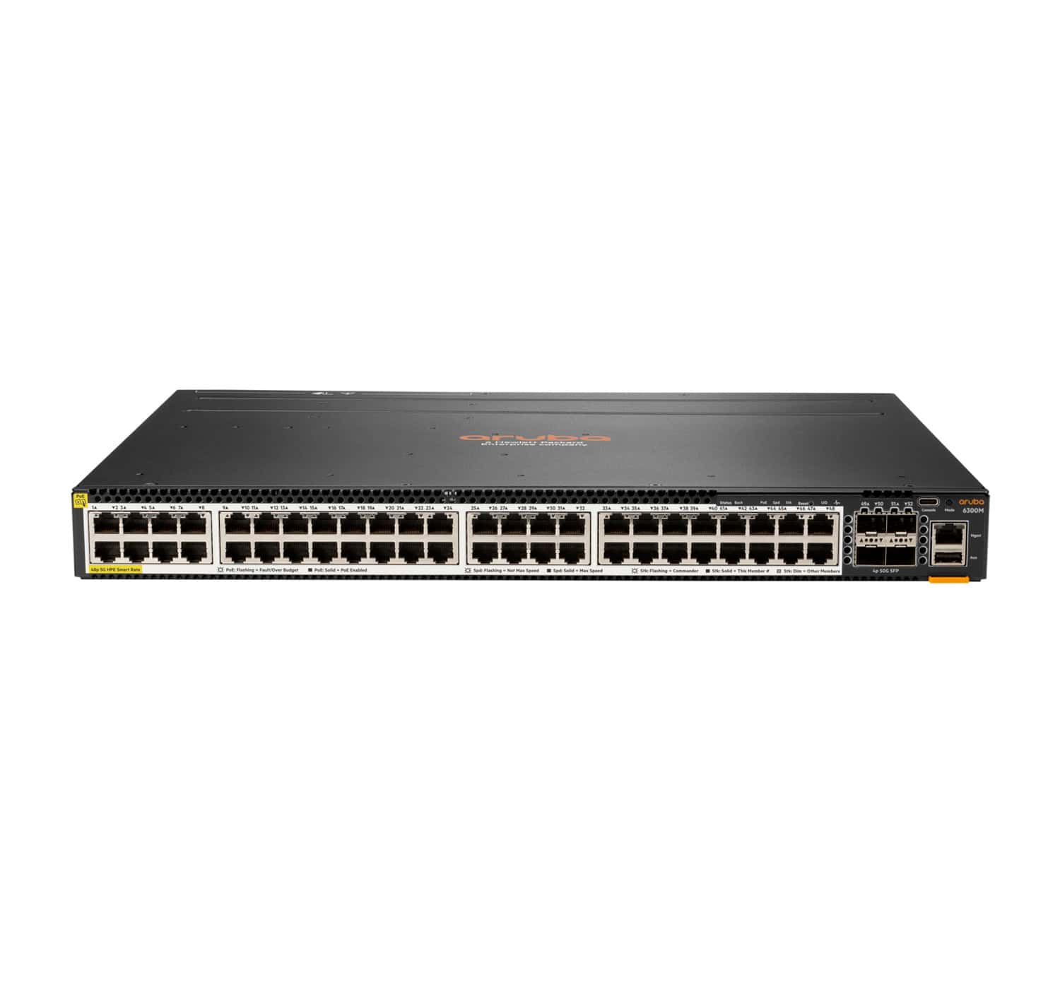 Hewlett Packard Enterprise Aruba 6300M Managed L3 Power over Ethernet (PoE) 1U Grijs (JL659A) thumbnail