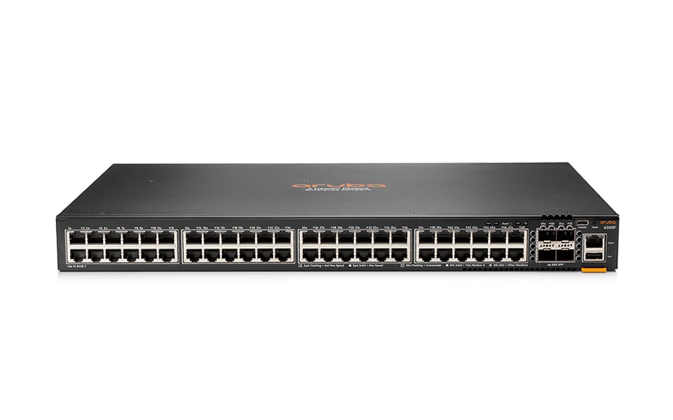 Aruba, a Hewlett Packard Enterprise company CX 6300F Managed L3 Gigabit Ethernet (10/100/1000) Zwart (JL667A#ABB) thumbnail