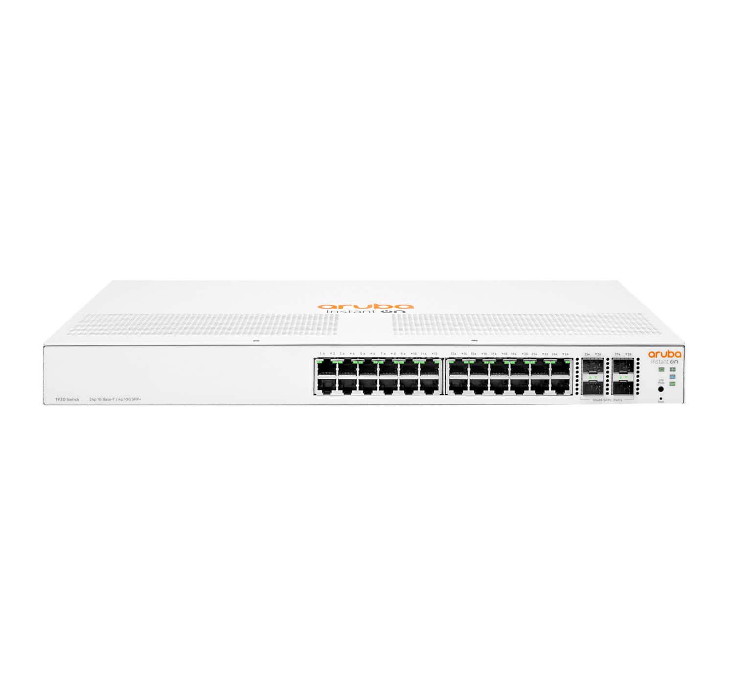 Hewlett Packard Enterprise Aruba Instant On 1930 Managed L2+ Gigabit Ethernet (10/100/1000) 1U Wit (JL682A#ABB) thumbnail