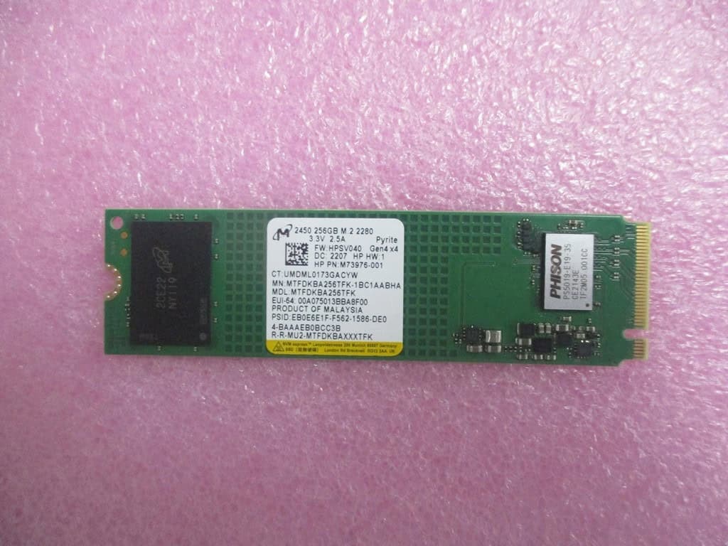 HP SPS-SSD 512GB M.2 2280 BC711 PCIe LOCK (N47729-001) thumbnail