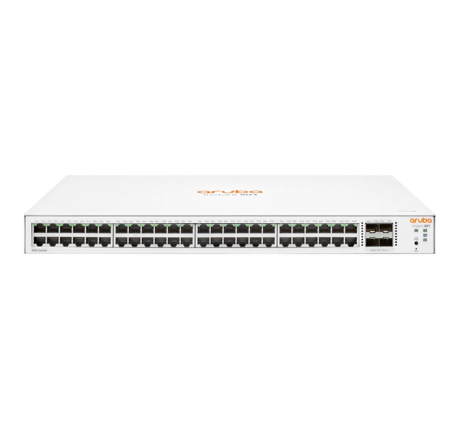 Hewlett Packard Enterprise Aruba Instant On 1830 48G 4SFP Managed L2 Gigabit Ethernet (10/100/1000) 1U (JL814A#ABB) thumbnail