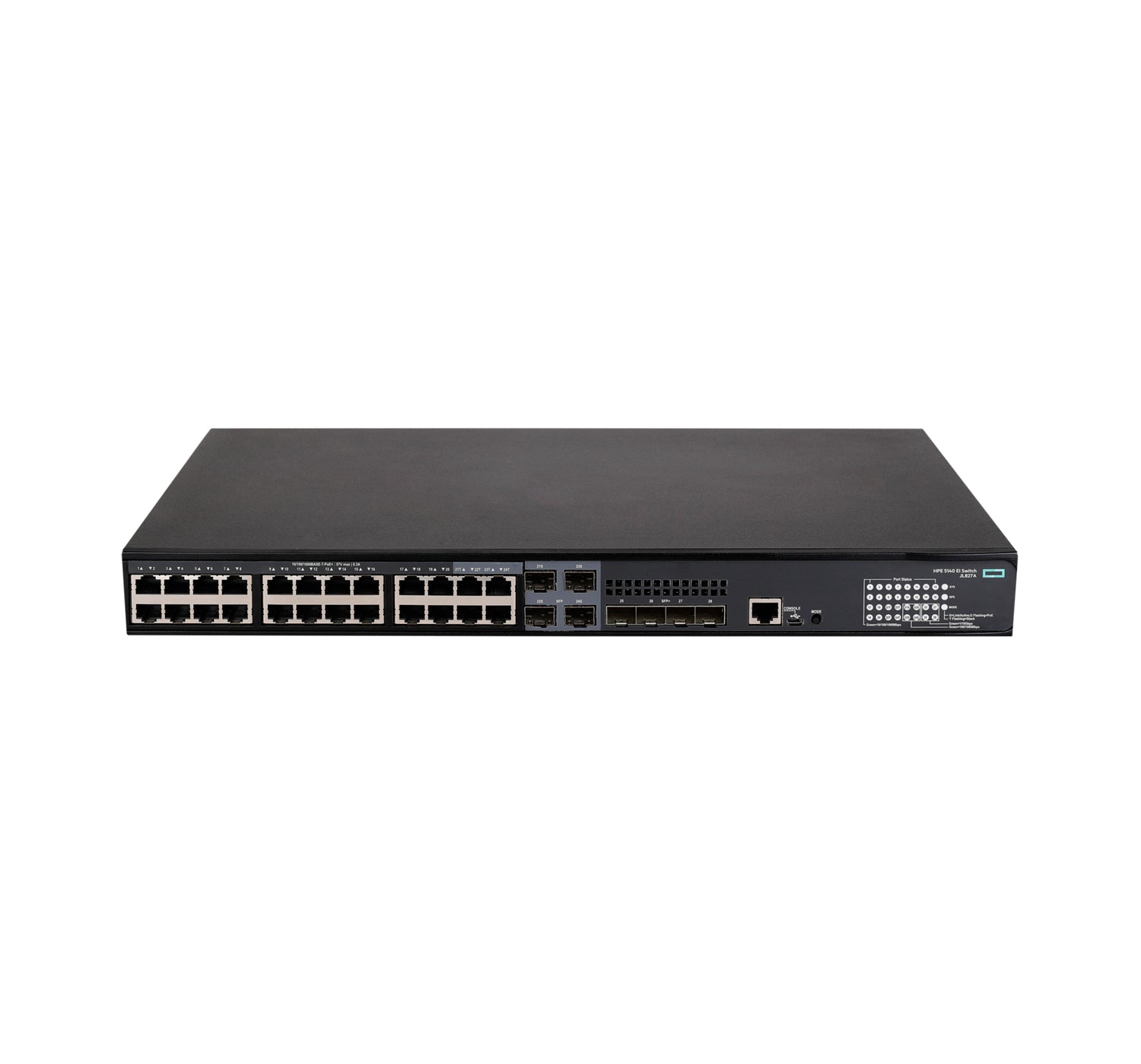 HPE 5140 24G PoE+ 4SFP+ EI Switch (JL827A#ABB) thumbnail