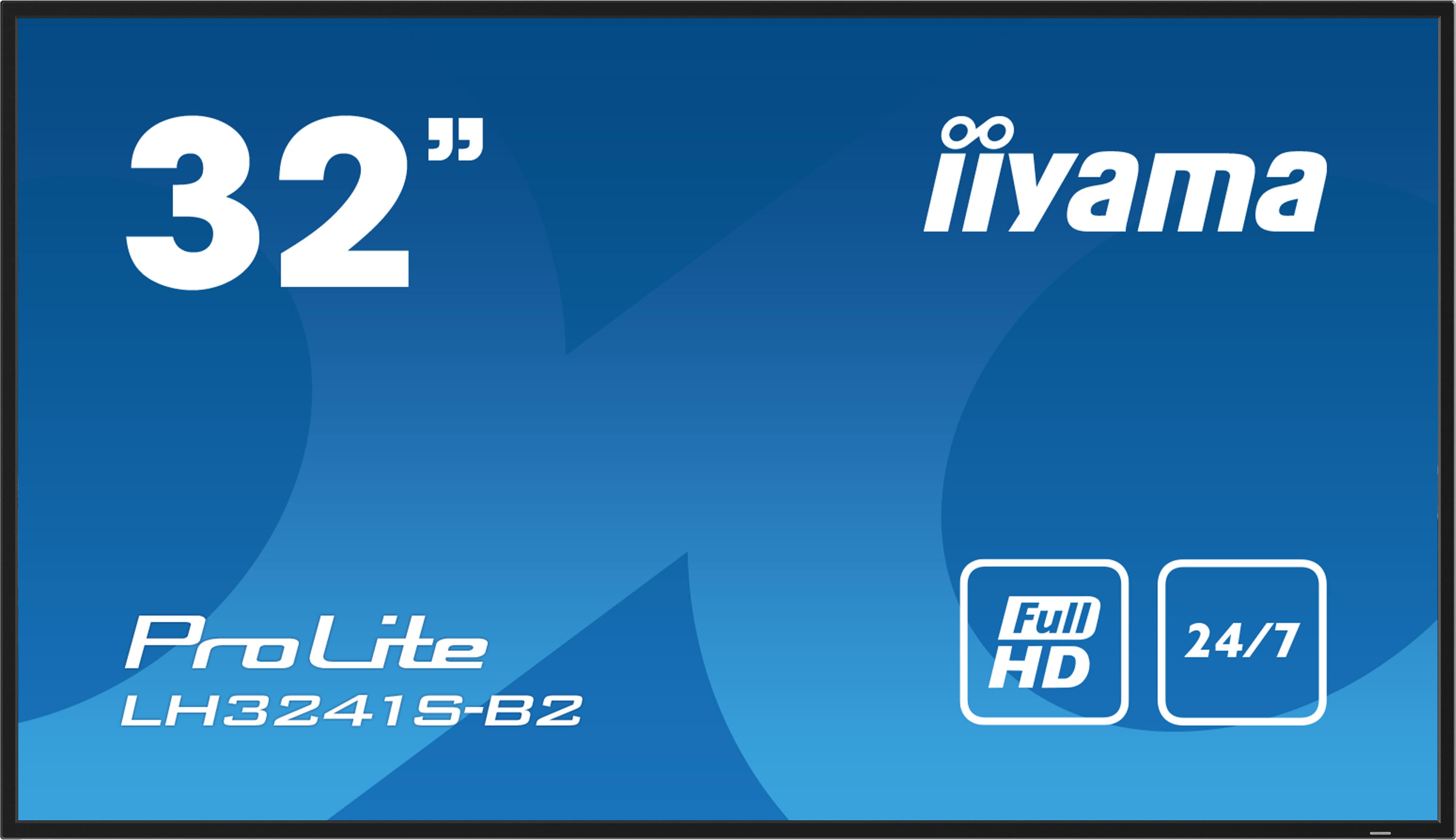 iiyama LH3241S-B2 beeldkrant Kiosk-ontwerp 80 cm (31.5) LED 350 cd/m² Full HD Zwart 24/7 (LH3241S-B2) thumbnail