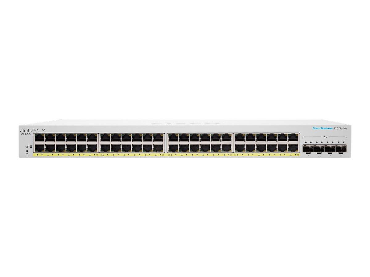 Cisco CBS220 SMART 48-PORT GE POE (CBS220-48P-4X-EU) thumbnail