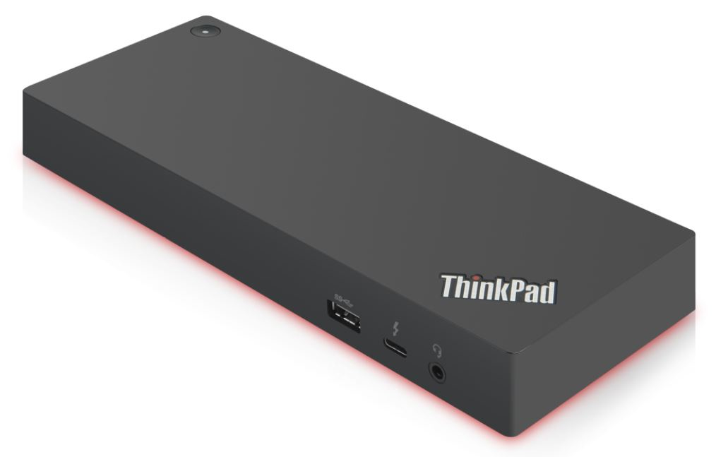 Lenovo 03X7538 laptop dock & poortreplicator Bedraad Thunderbolt 3 Zwart (03X7538) thumbnail