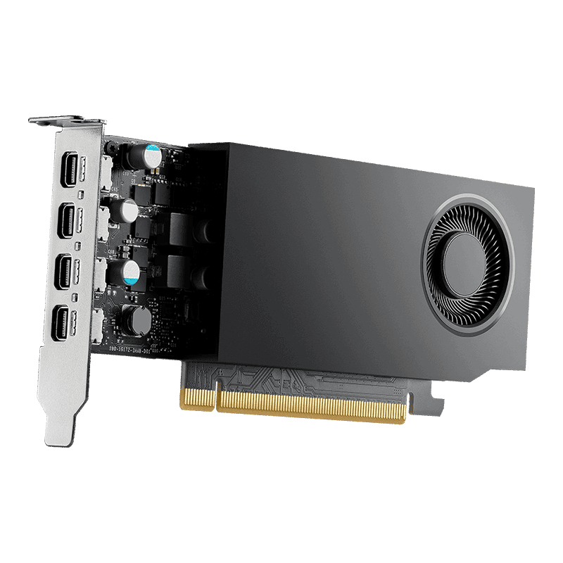 PNY Quadro 8GB PNY NVIDIA RTX A1000 Ampere Low Profile (Retail) (VCNRTXA1000-PB) thumbnail