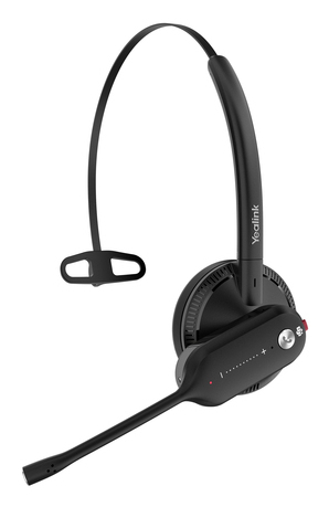 Yealink WH63 Portable Teams Headset Draadloos oorhaak, Hoofdband, Neckband Kantoor/callcenter Oplaadhouder Zwart (1208645) thumbnail
