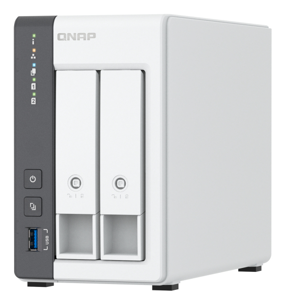 QNAP TS-216G data-opslag-server NAS Tower Cortex-A Cortex-A55 4 GB 0 TB Wit (TS-216G) thumbnail