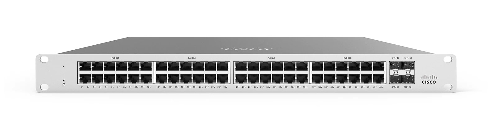 Cisco Switch Meraki MS125 52-Port 1/10GbE 370W PoE managed (MS125-48LP-HW) thumbnail