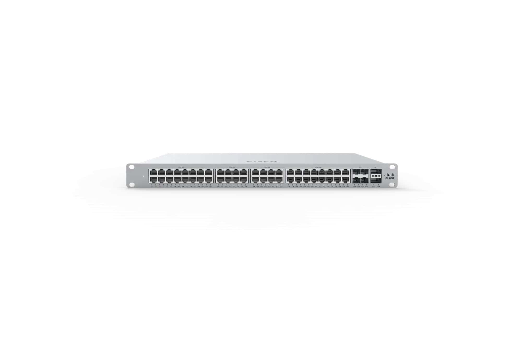 Cisco Switch Meraki MS355 56-Port 1/10/40GbE 740W PoE managed (MS355-48X2-HW) thumbnail