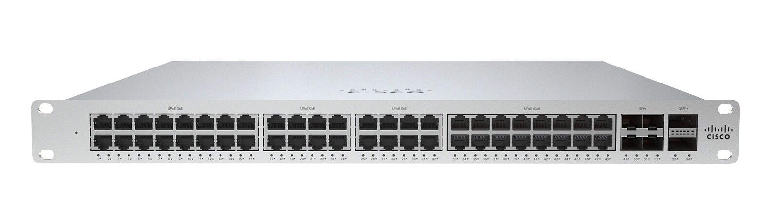 Cisco Switch Meraki MS390 58-Port 5GbE 645W PoE managed (MS390-48UX2-HW) thumbnail
