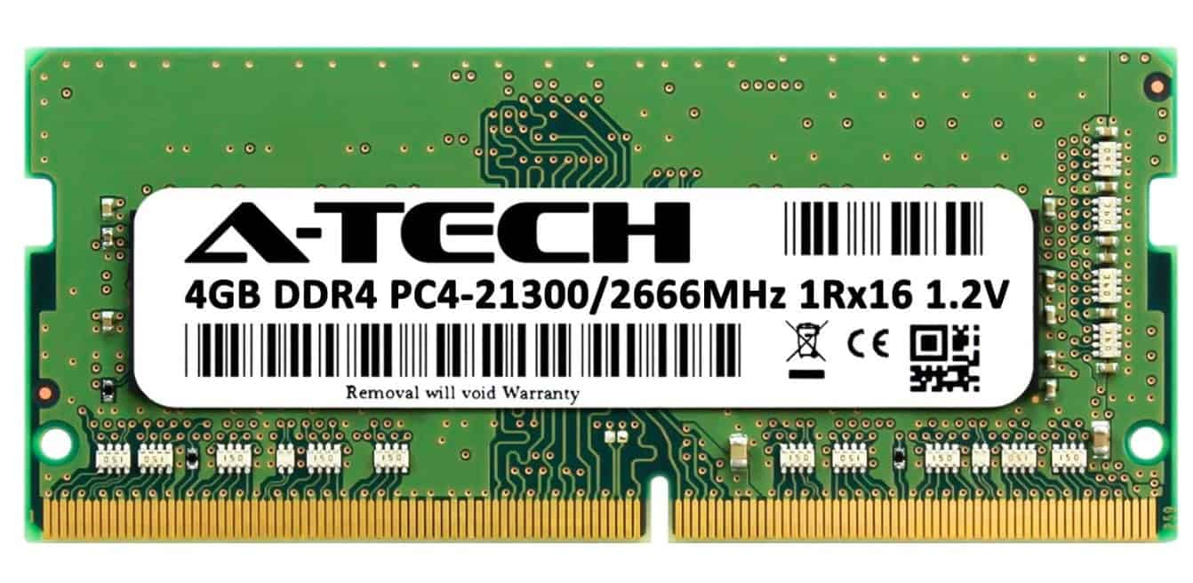 HP L10598-855 geheugenmodule 4 GB 1 x 4 GB DDR4 260-pin SO-DIMM (L10860-091) thumbnail