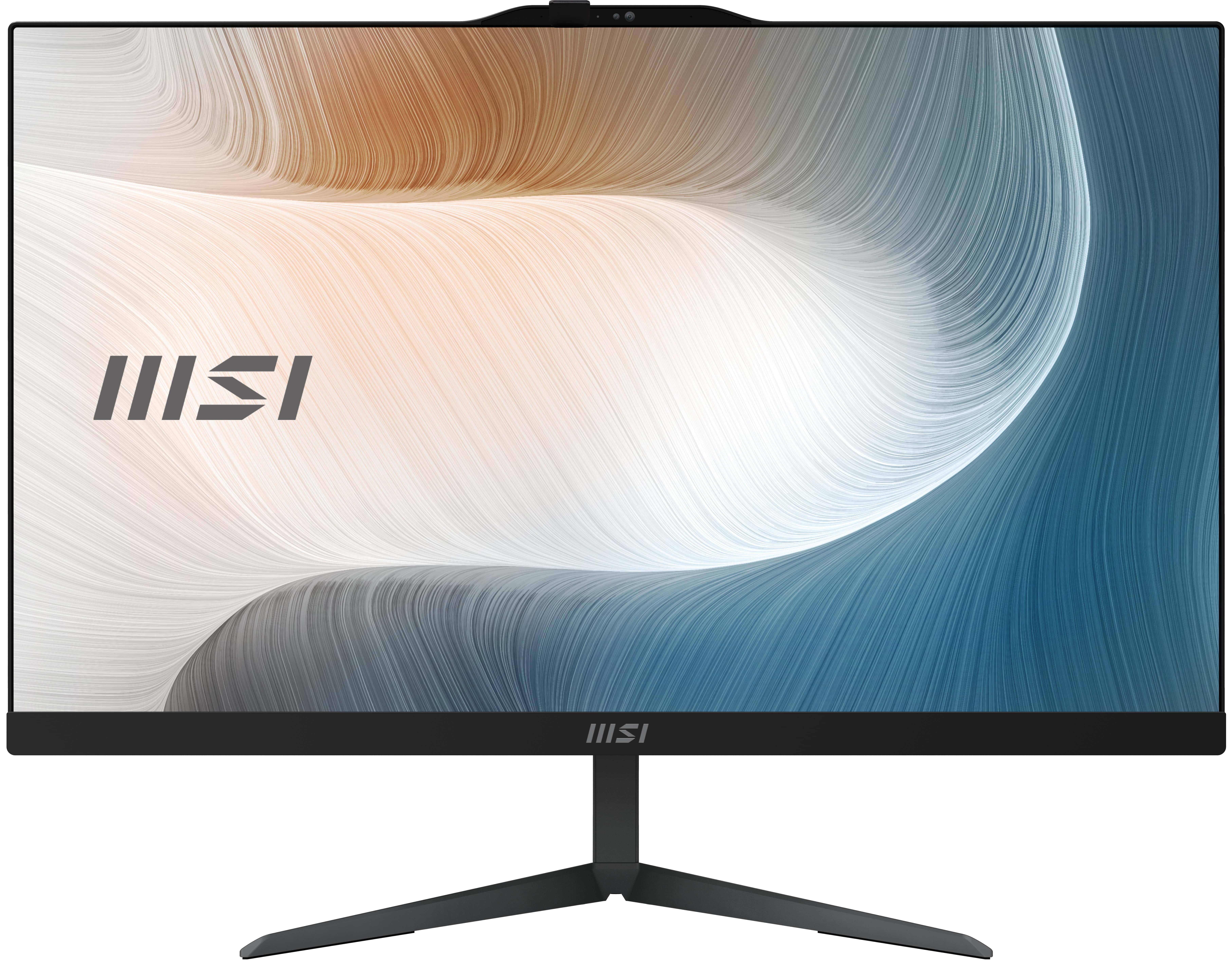 MSI Modern AM242P 1M-1204DE Intel Core 3 100U 60,5 cm (23.8") 1920 x 1080 Pixels Alles-in-één-pc 16 GB DDR5-SDRAM 256 GB SSD Windows 11 Pro Wi-Fi 6E (802.11ax) Zwart (00AE0721-1204) thumbnail