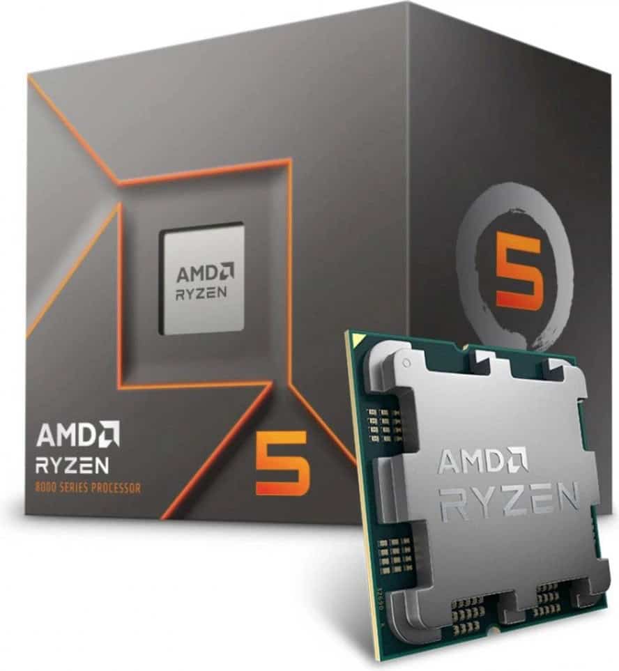 AMD RYZEN 5 8400F AI 4.70GHZ 6 CORE SKT AM5 (100-100001591BOX) thumbnail