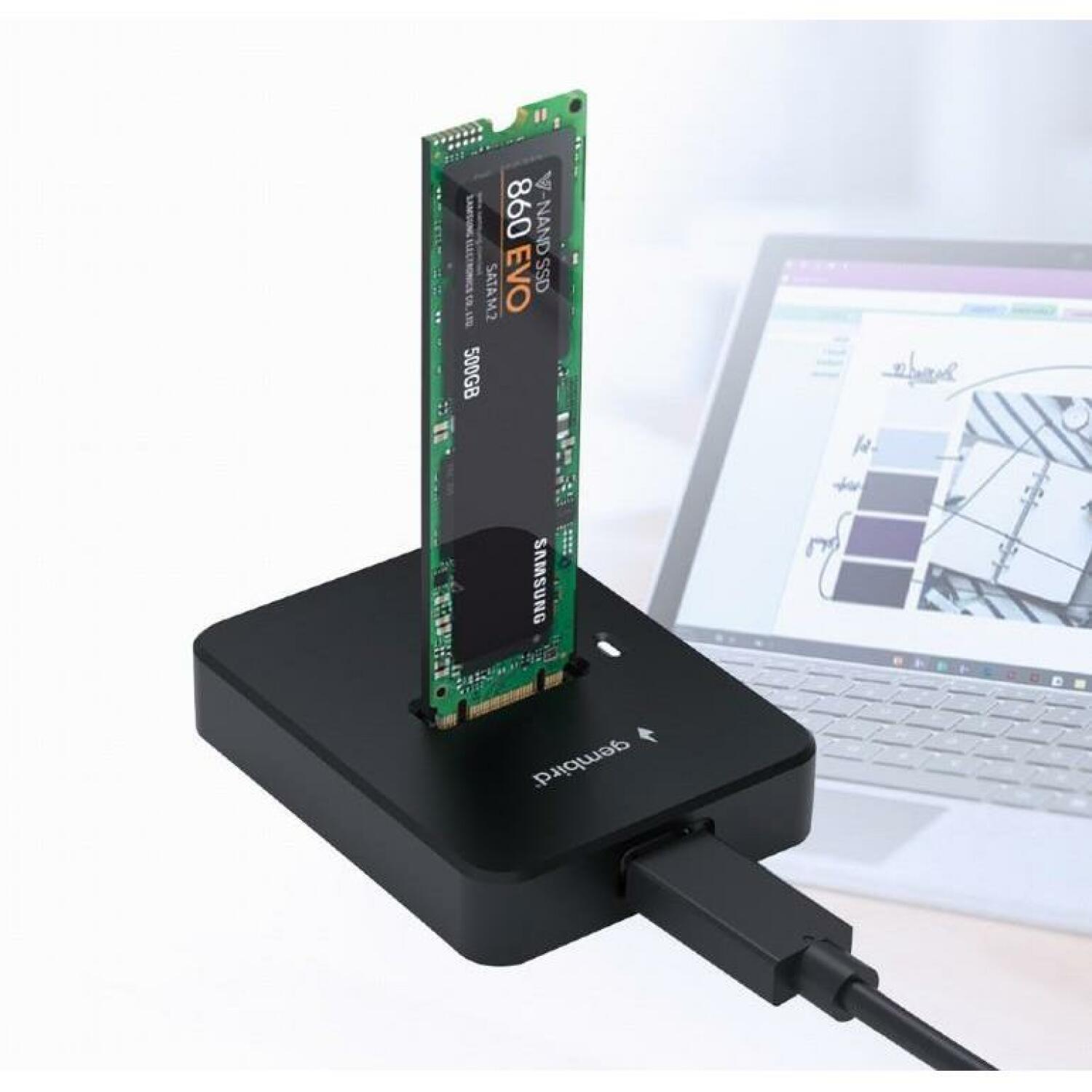 Gembird DD-U3M2 - SSD-dockingstation - (DD-U3M2) thumbnail
