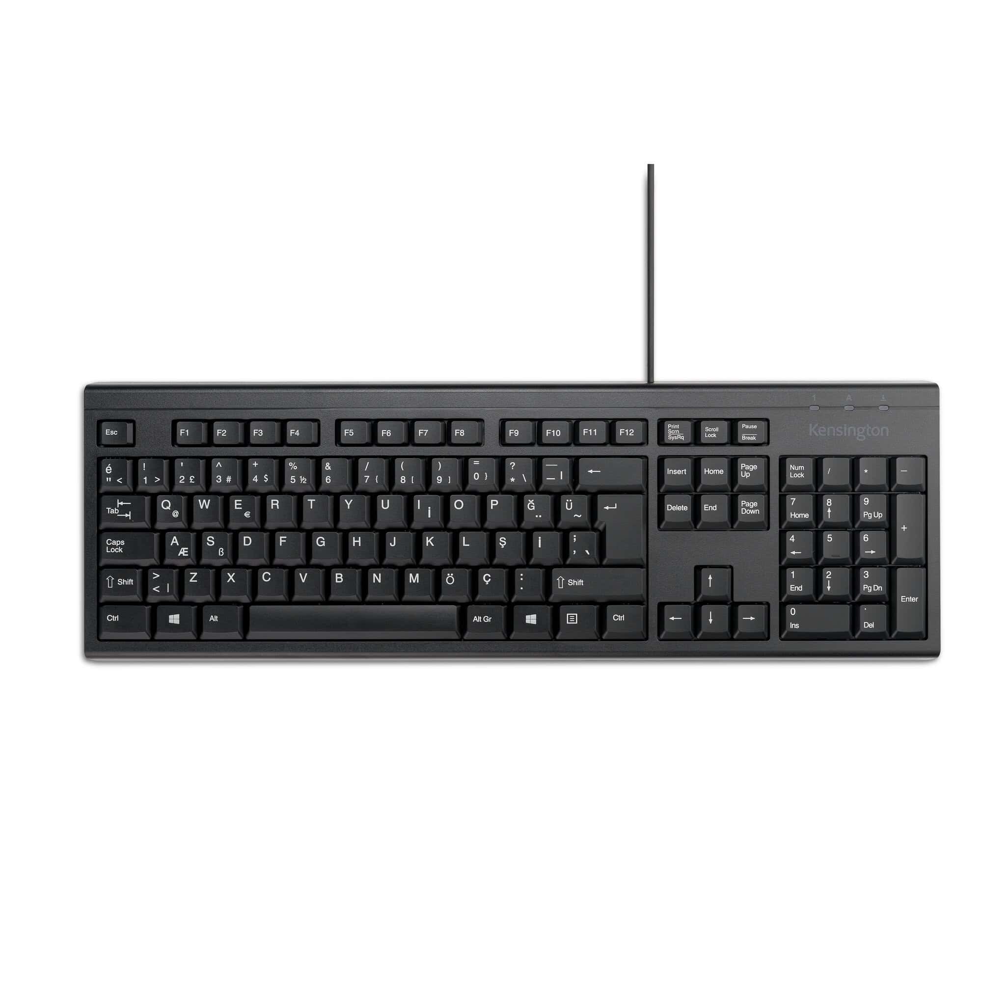 Kensington KB100 EQ Wired Full Size Keyboard (K63727TR) thumbnail