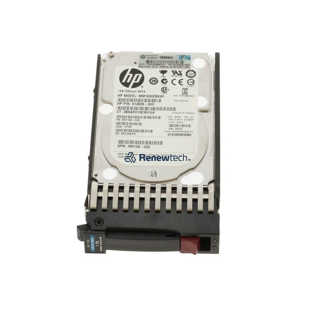 HP SPS-DRV HD 2.5in 3G 1TB 7.2K SATA (671529-B21) thumbnail